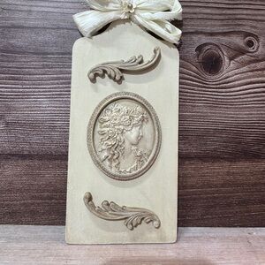 Elegant Cream Wall Decor Plaque